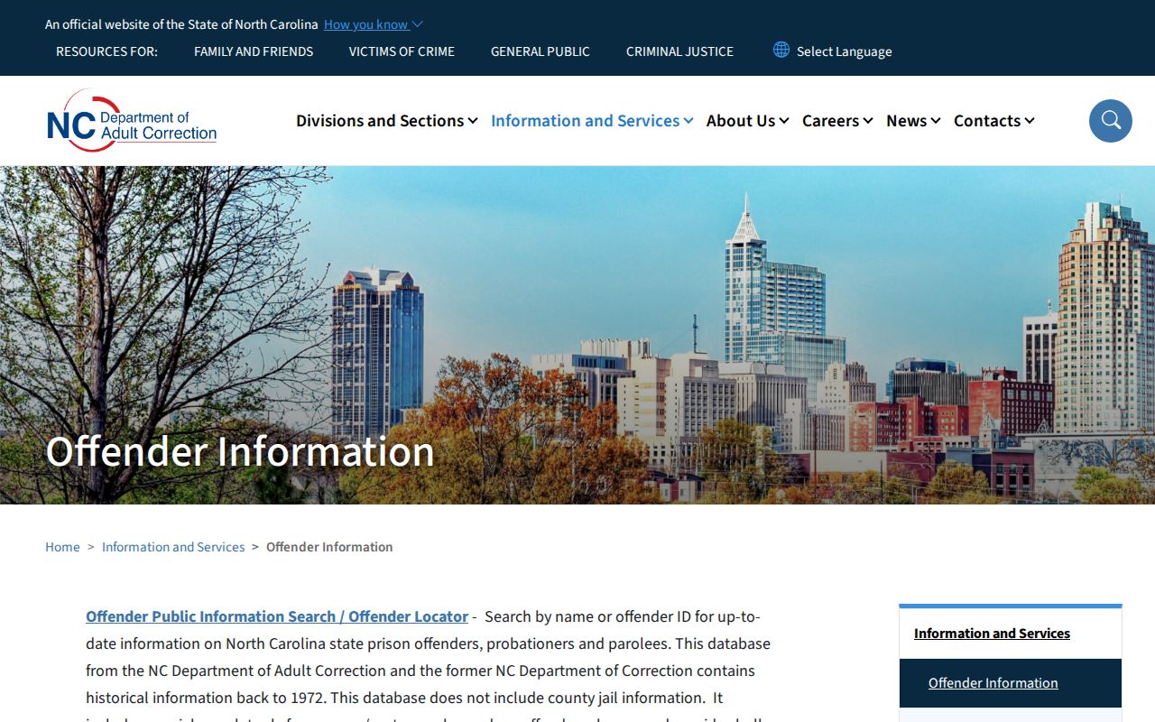 NCDAC offender search for Halifax County released state inmates